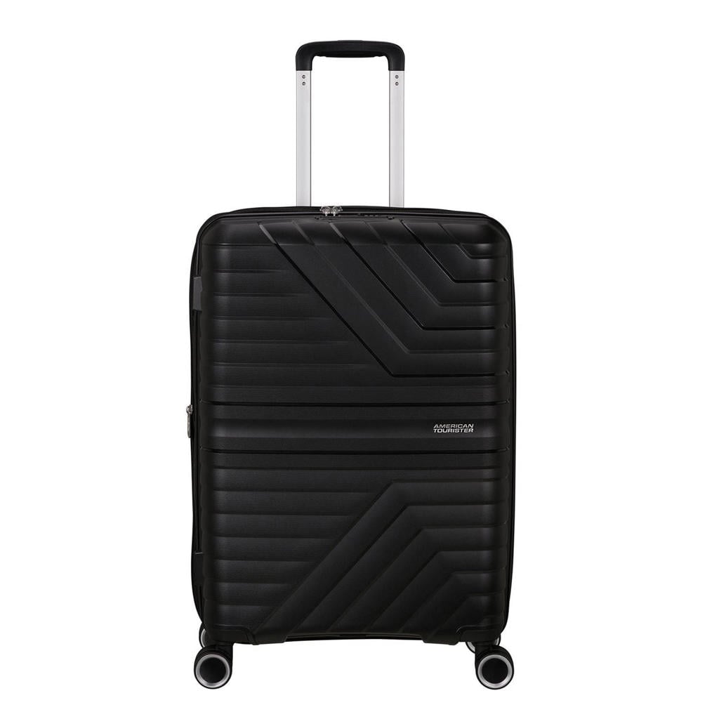American Tourister trolley Flytwist 67 cm. Expandable zwart