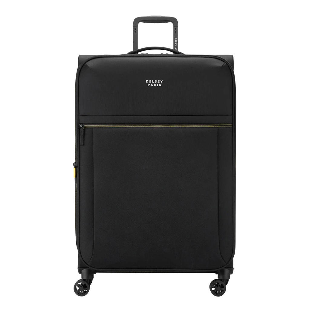 Delsey trolley Brochant 3 78 cm. Expandable zwart