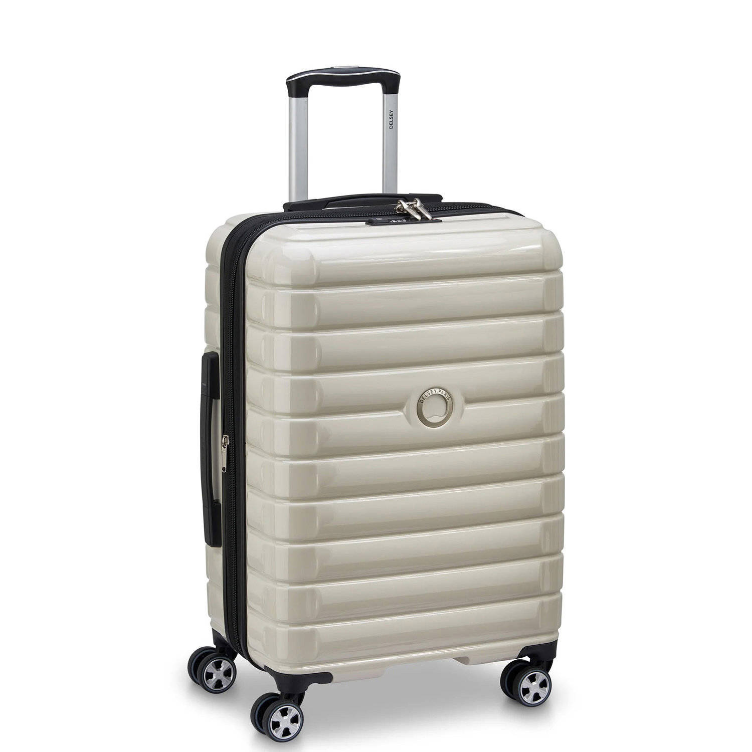 Delsey trolley Shadow 5.0 66 cm. Expandable ecru