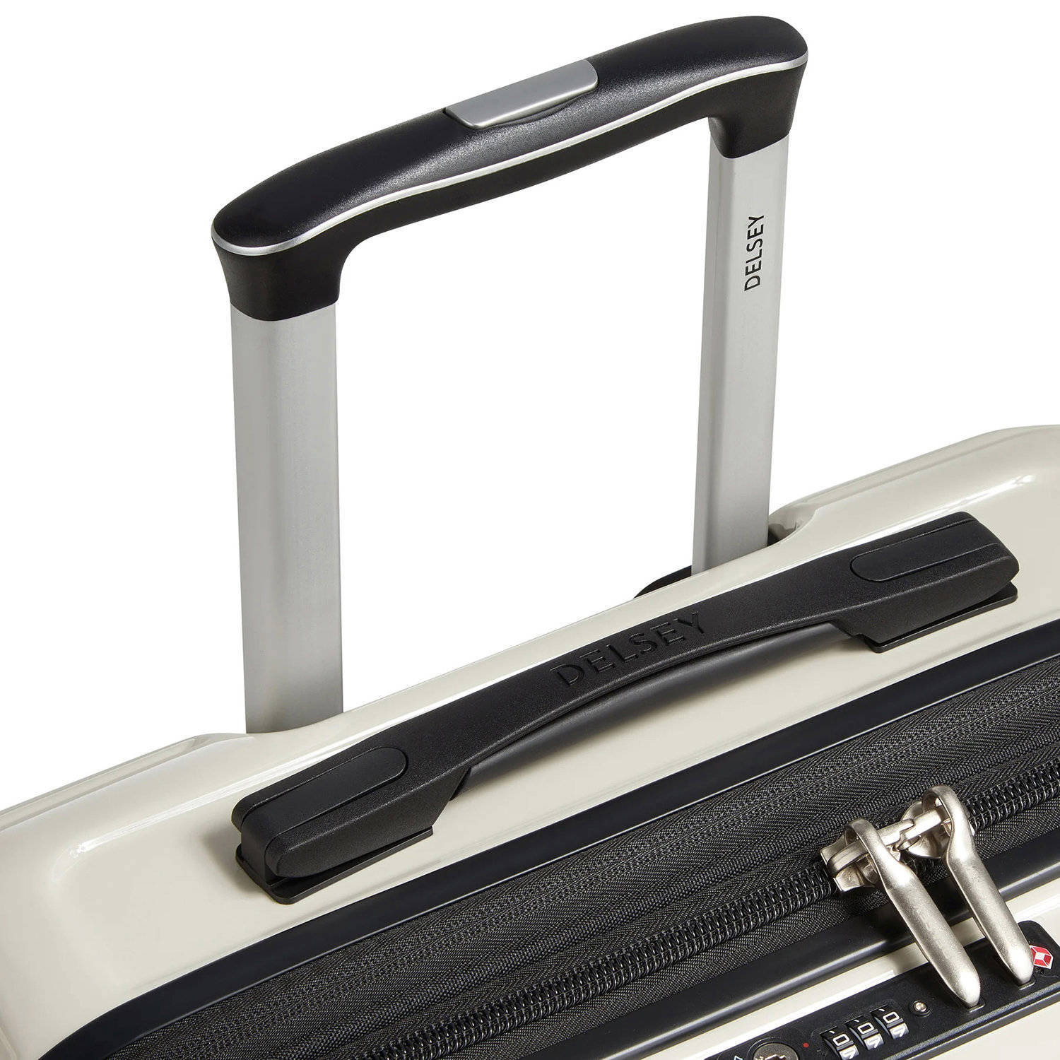 Delsey trolley Shadow 5.0 66 cm. Expandable ecru