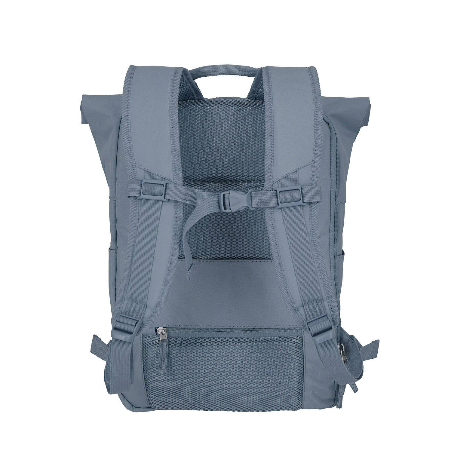 Travelite rugzak Basics Rollup blauwgrijs