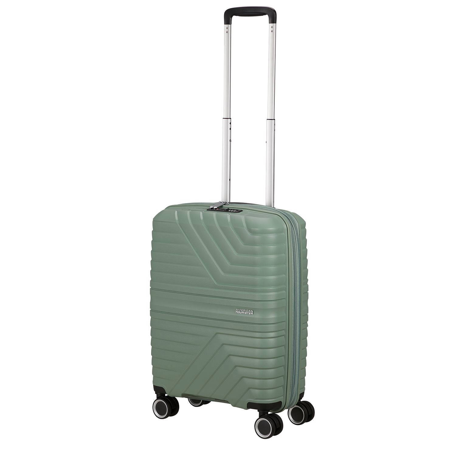 American Tourister trolley Flytwist 55 cm. Expandable groen