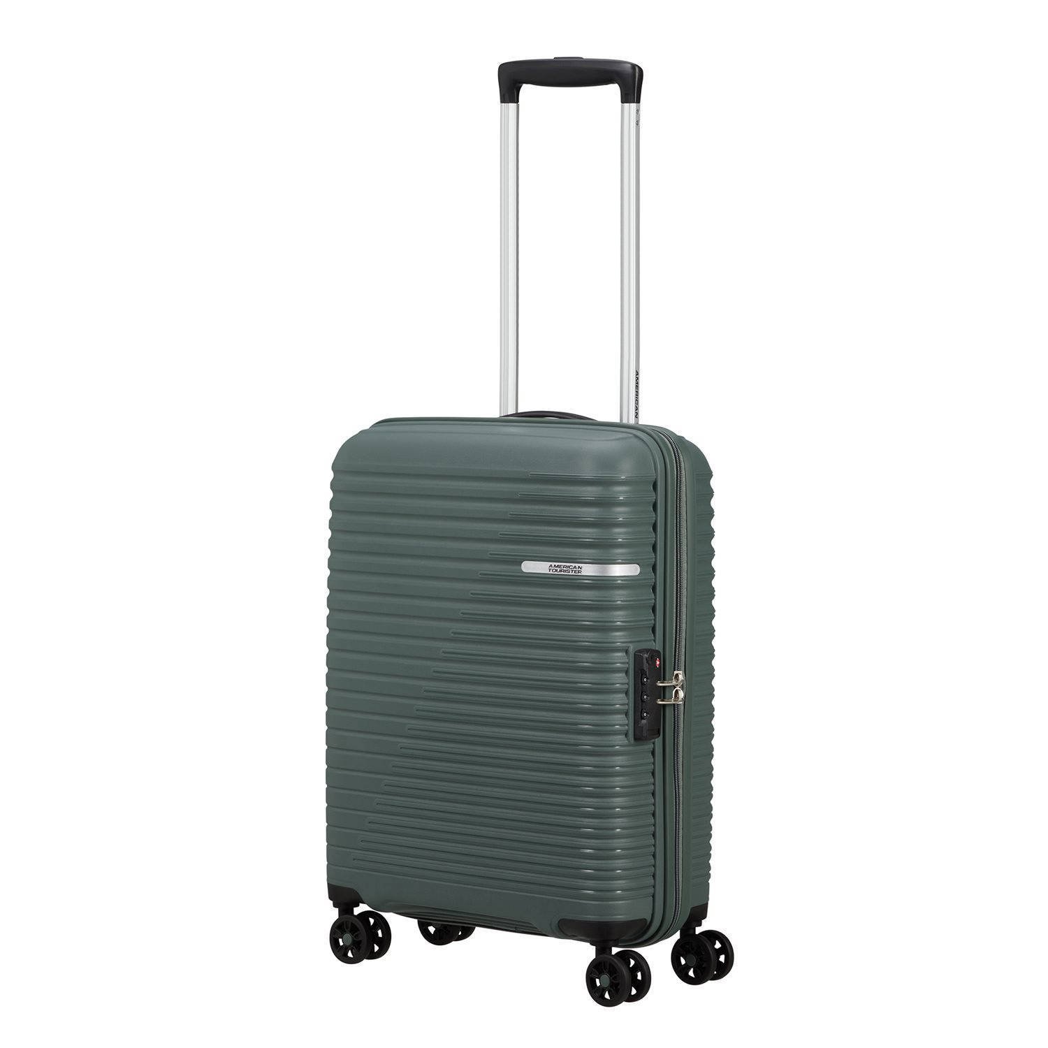 American Tourister trolley Liftoff 55 cm. olijfgroen
