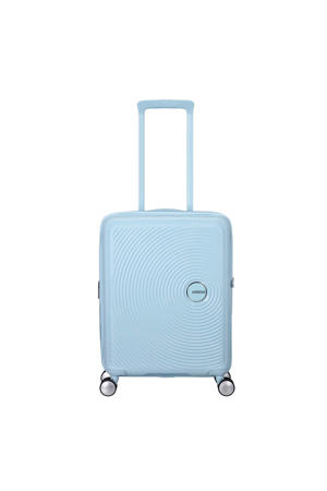 trolley Soundbox 55 cm. Expandable lichtblauw
