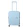 American Tourister trolley Soundbox 55 cm. Expandable lichtblauw
