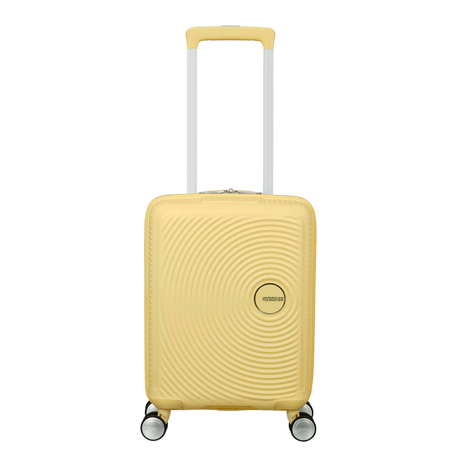 American Tourister trolley Soundbox 47 cm. lichtgeel