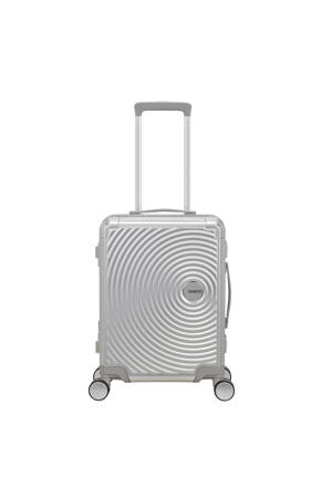 trolley Soudnbox Alu 55 cm. zilverkleurig