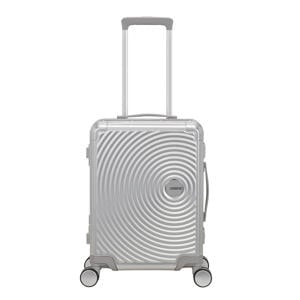 trolley Soudnbox Alu 55 cm. zilverkleurig
