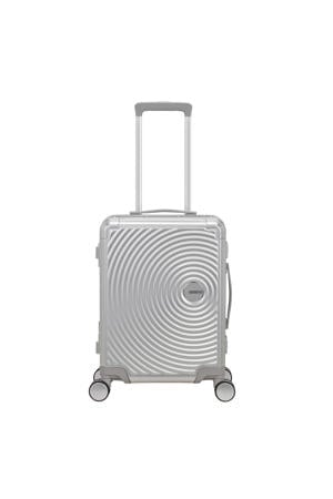 trolley Soudnbox Alu 55 cm. zilverkleurig