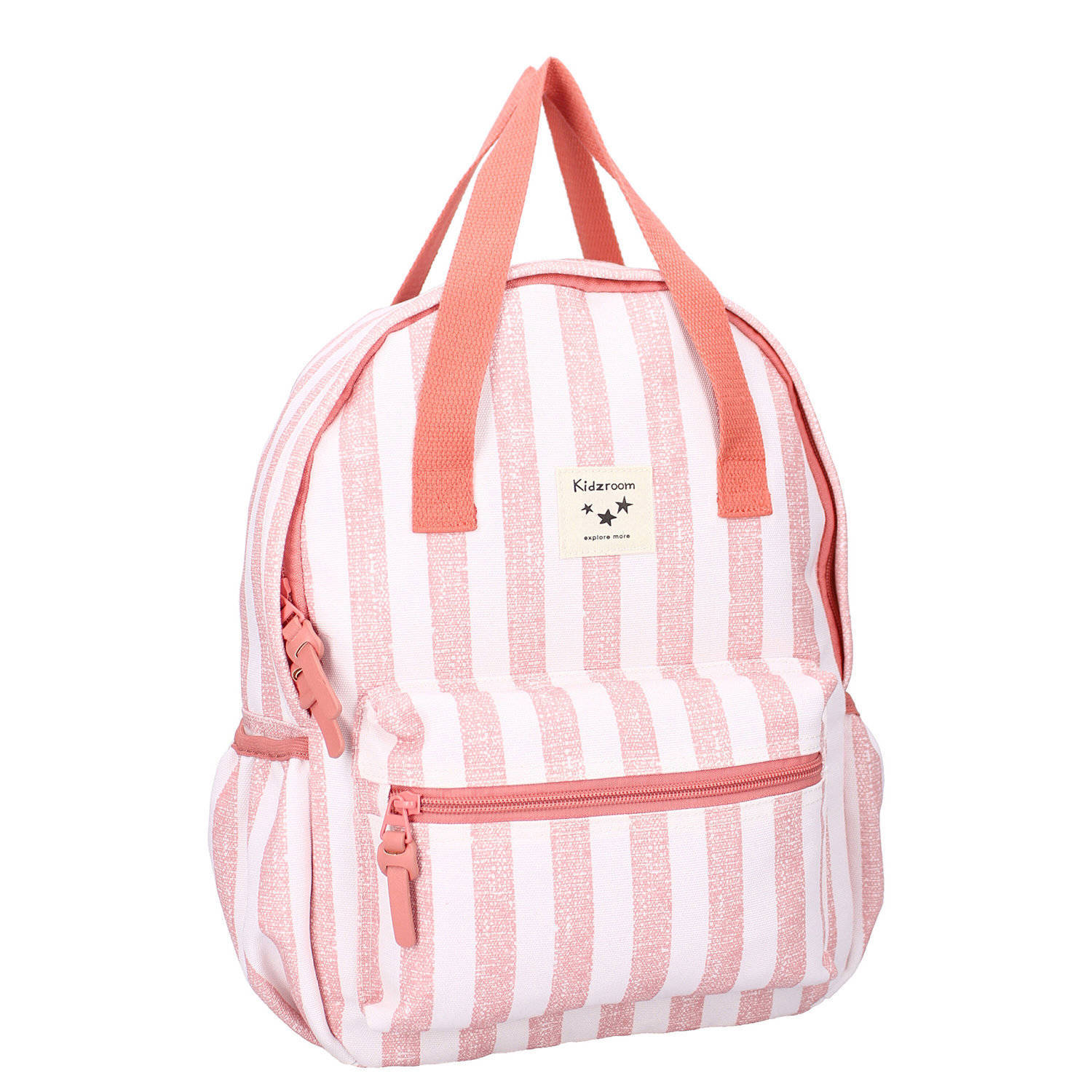 Kidzroom rugzak Lille Stripe Frenzy roze