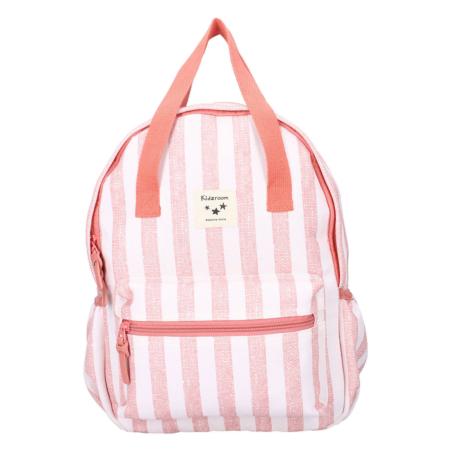 Kidzroom rugzak Lille Stripe Frenzy roze