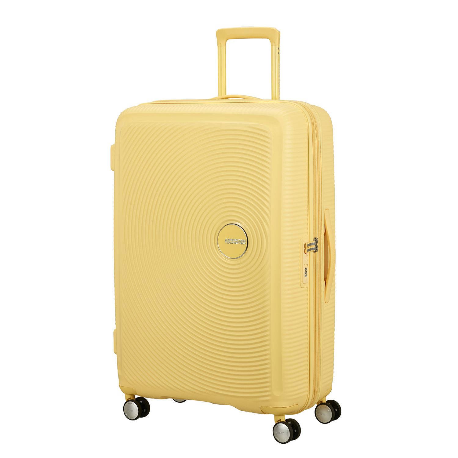 American Tourister trolley Soundbox 77 cm. Expandable geel