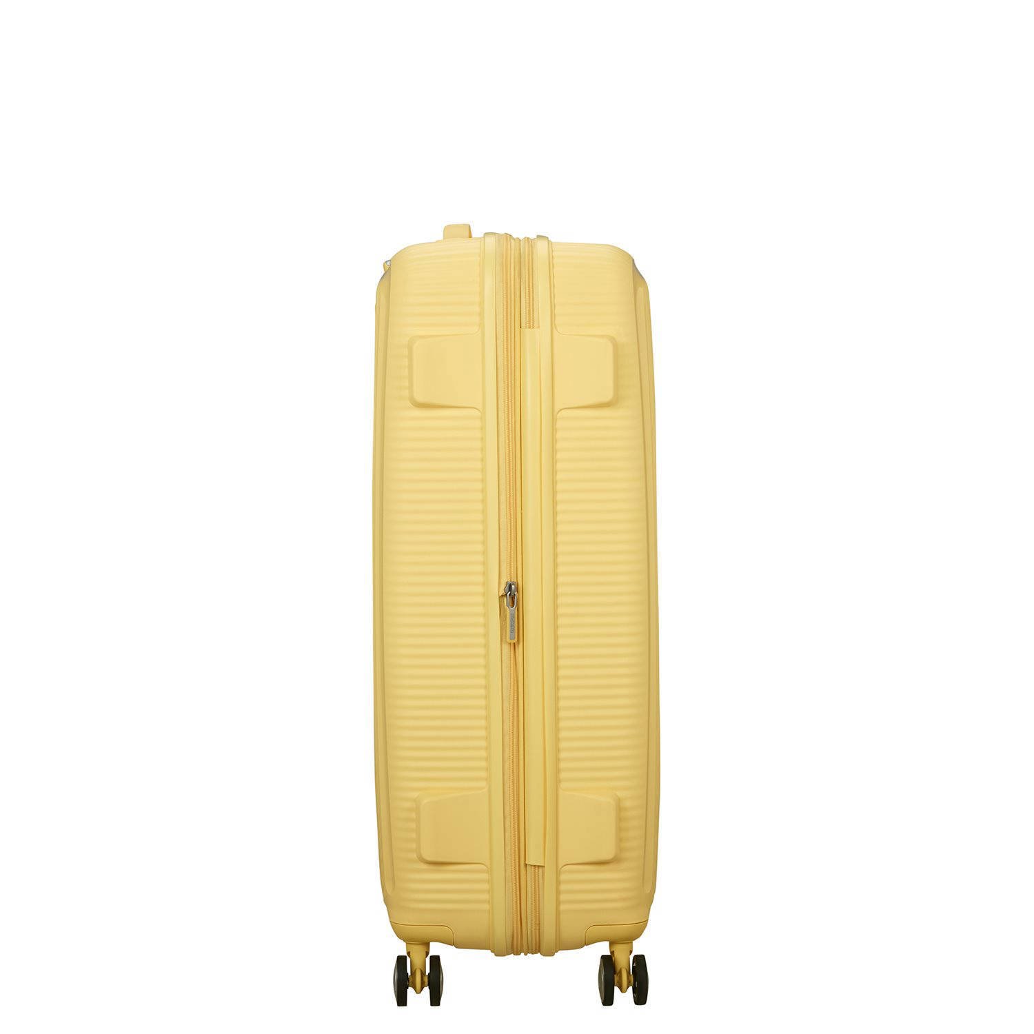American Tourister trolley Soundbox 77 cm. Expandable geel
