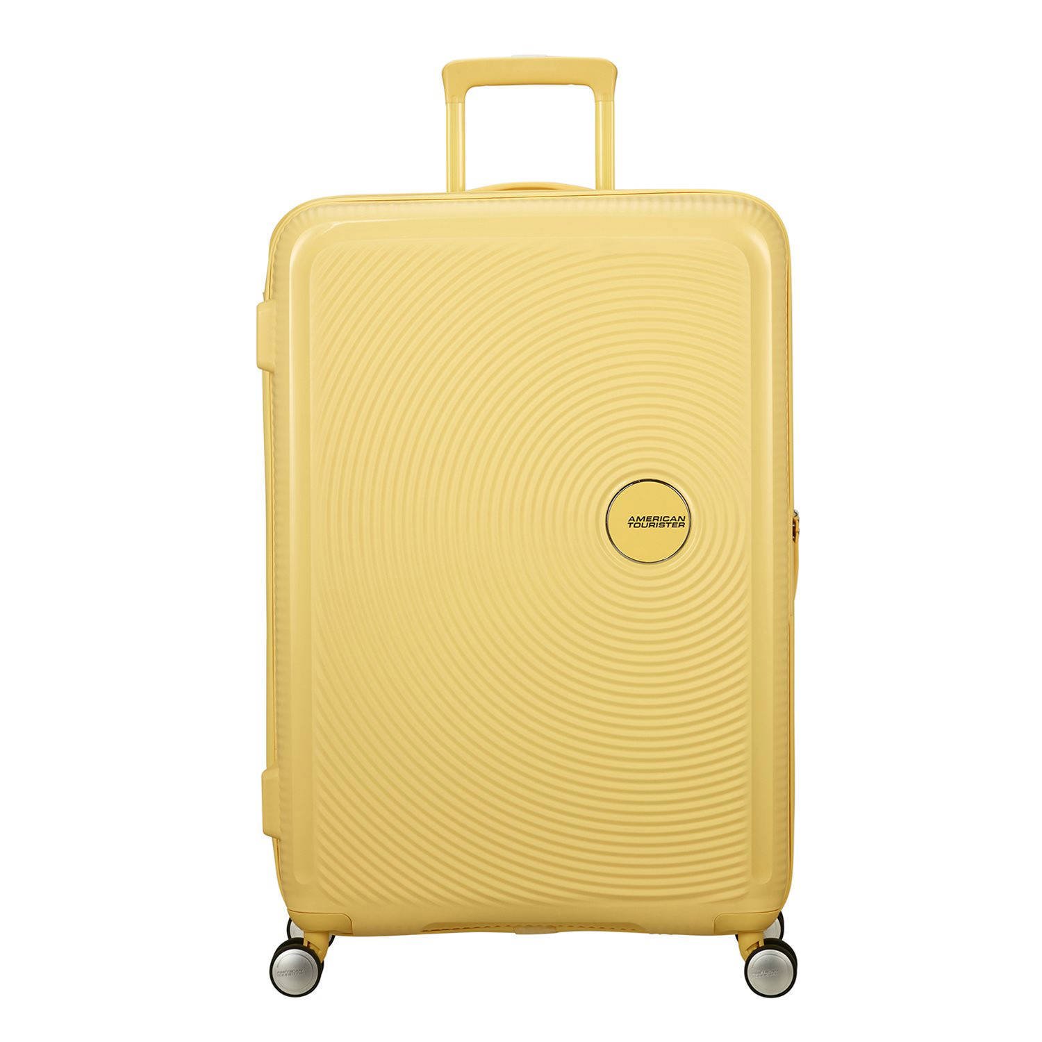 American Tourister trolley Soundbox 77 cm. Expandable geel