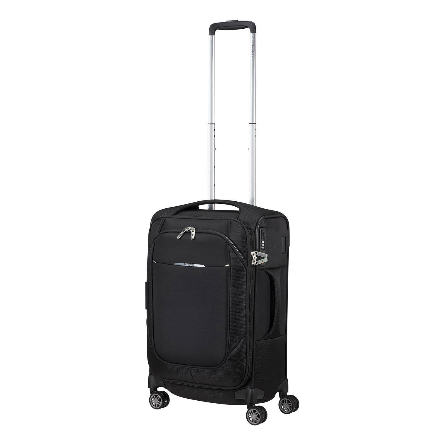 Samsonite trolley Re-Lite 55 cm. Expandable zwart