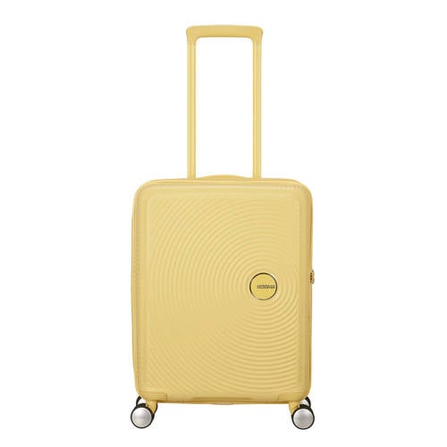 American Tourister trolley Soundbox 55 cm. Expandable lichtgeel afbeelding
