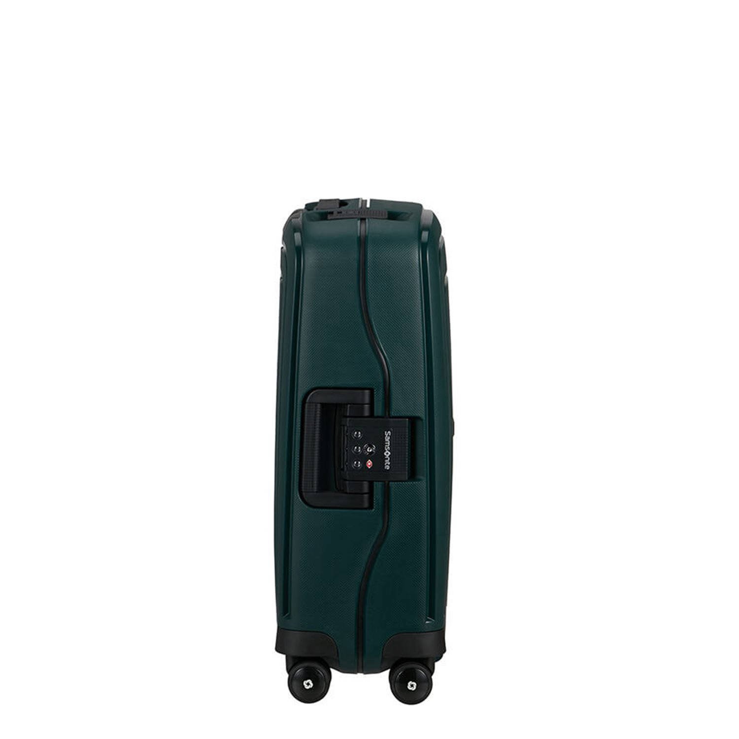Samsonite trolley S'Cure 55 cm. donkergroen