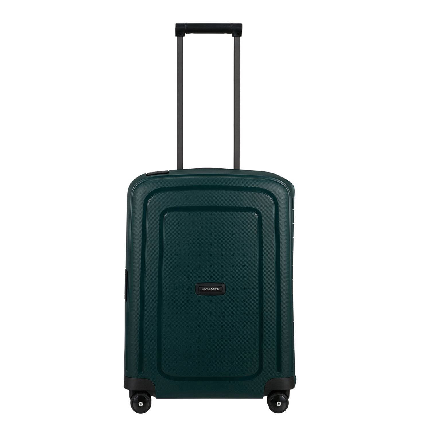 Samsonite trolley S'Cure 55 cm. donkergroen