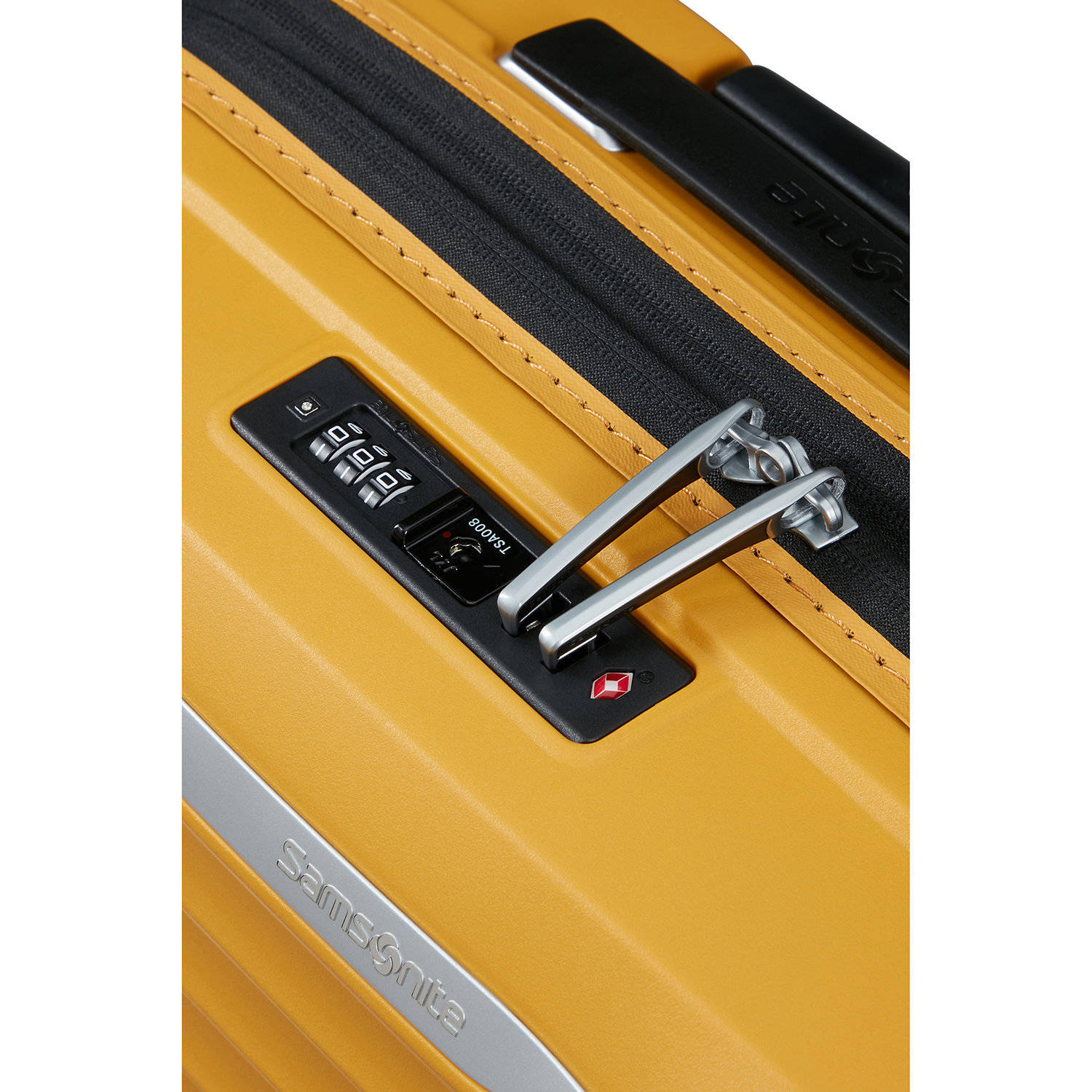Samsonite trolley Upscape Underseater 45 cm. Expandable geel