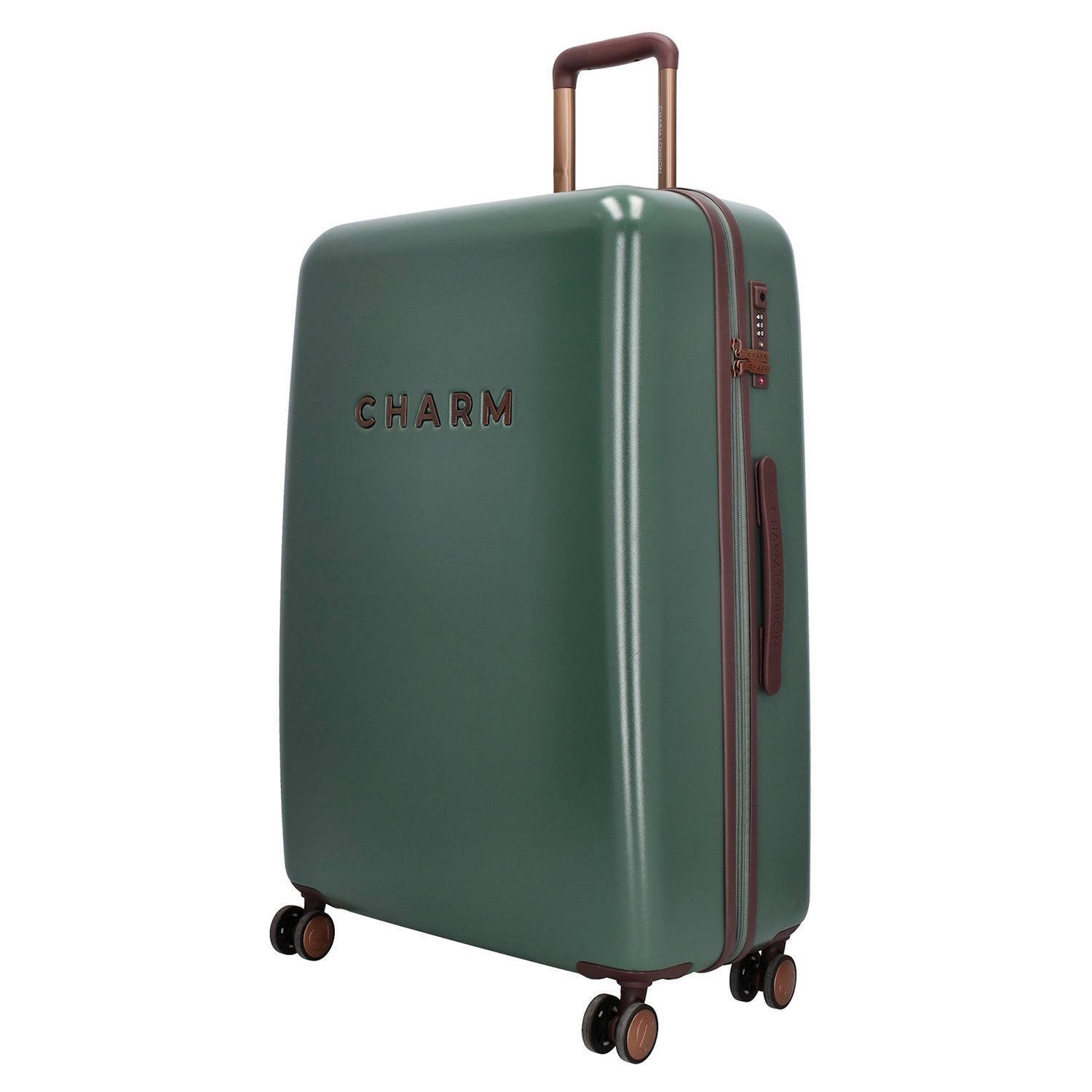 Charm trolleyset Capetown set van 2 donkergroen