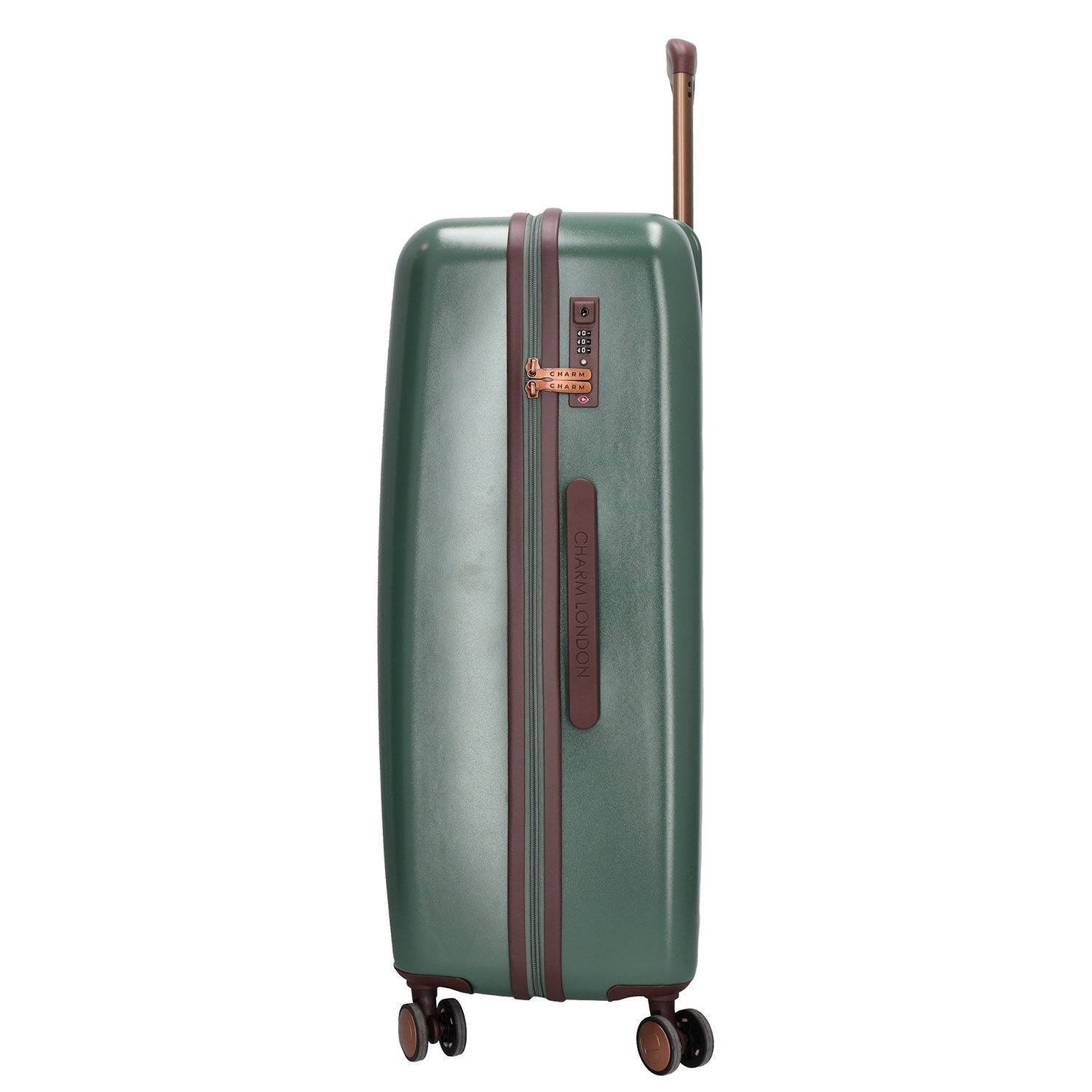 Charm trolleyset Capetown set van 2 donkergroen