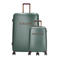 Charm London trolleyset Capetown - donkergroen (set van 2)