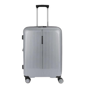 trolley Brooklyn 65 cm. Expandable zilverkleurig
