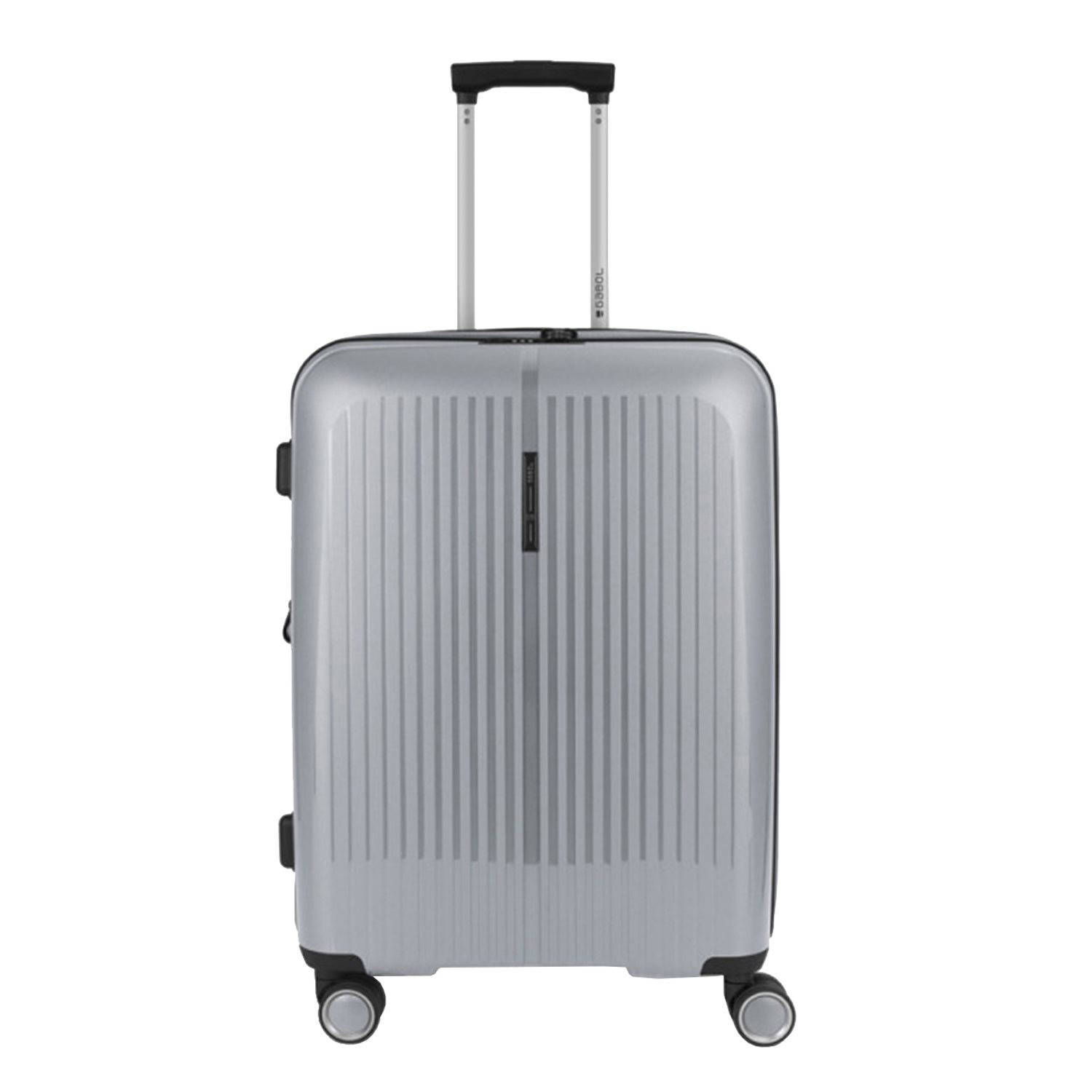 Gabol trolley Brooklyn 65 cm. Expandable zilverkleurig