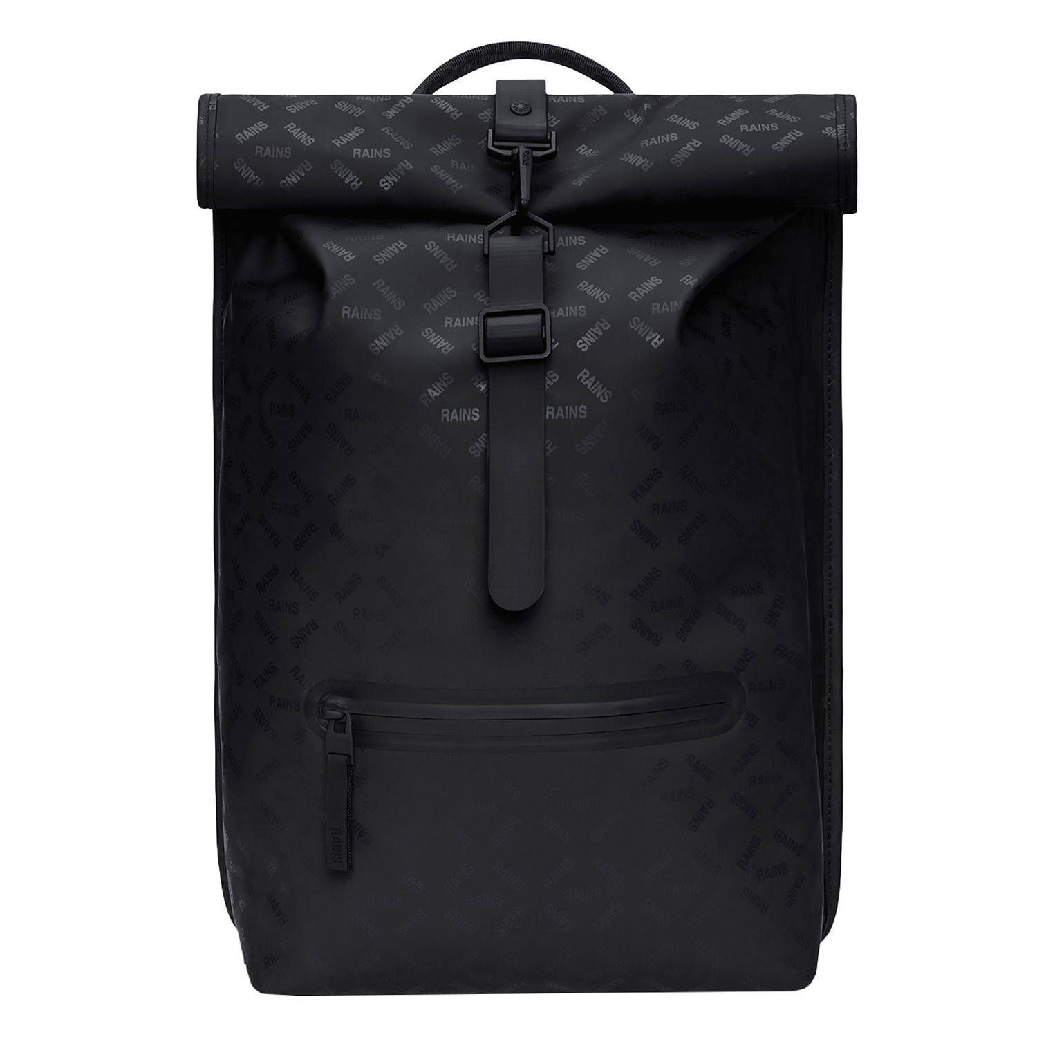 Rains rugzak Rolltop W3 zwart