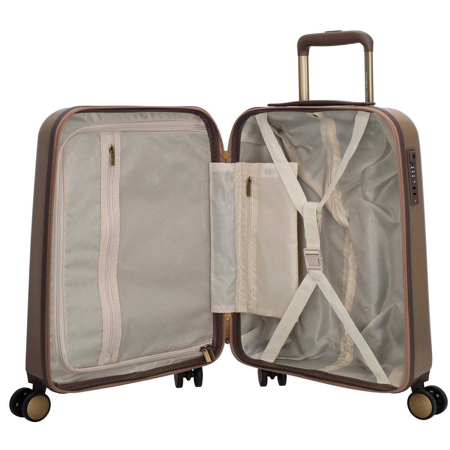 Charm trolley 55 cm. taupe
