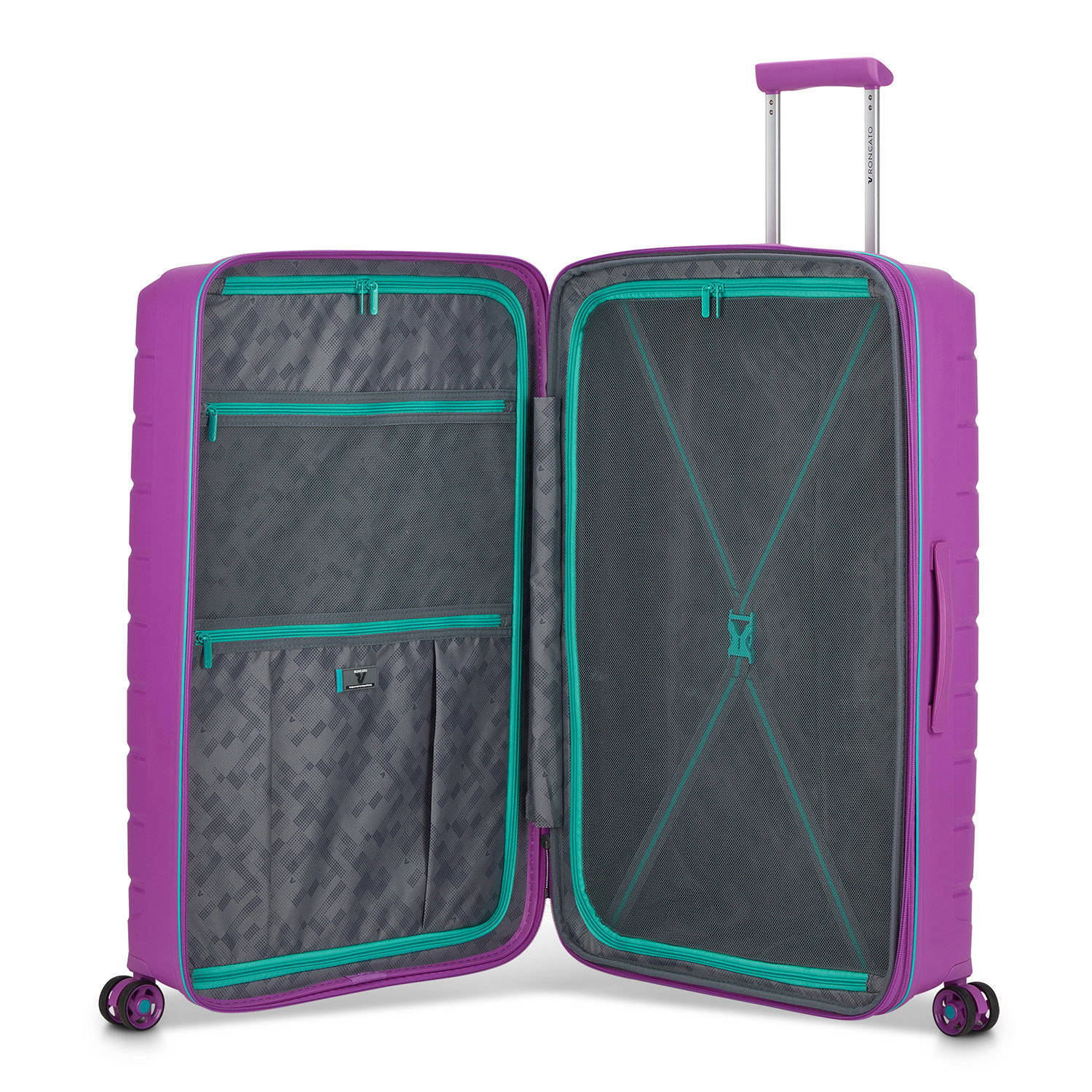 Roncato trolley B-Flying 78 cm. Expandable paars