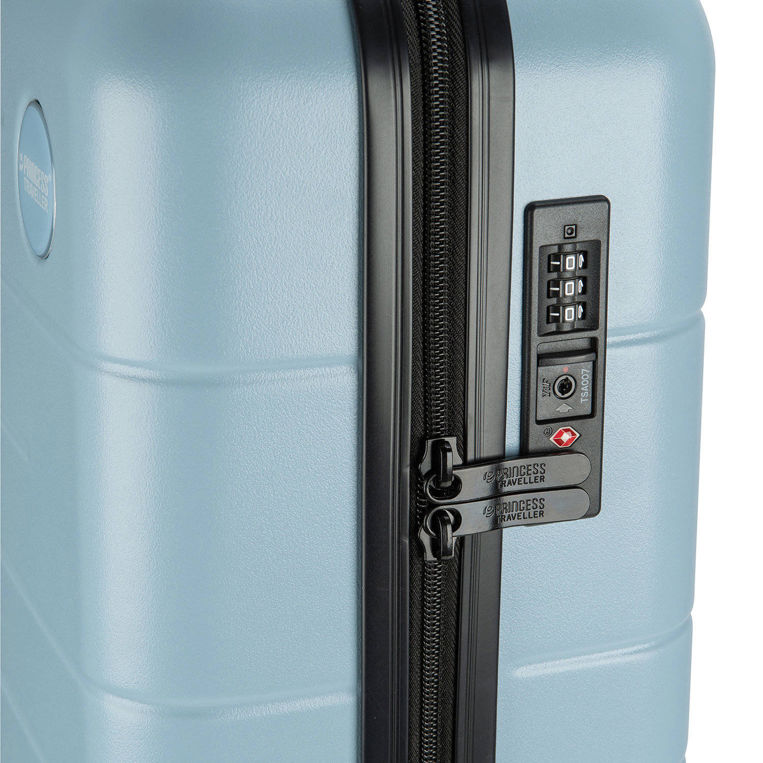 Princess Traveller trolley Sango 55 cm. lichtblauw