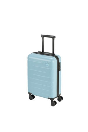 trolley Sango 55 cm. lichtblauw