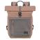 Travelite rugzak Basics Rollup oudroze/grijs