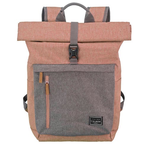 Travelite rugzak Basics Rollup oudroze/grijs afbeelding