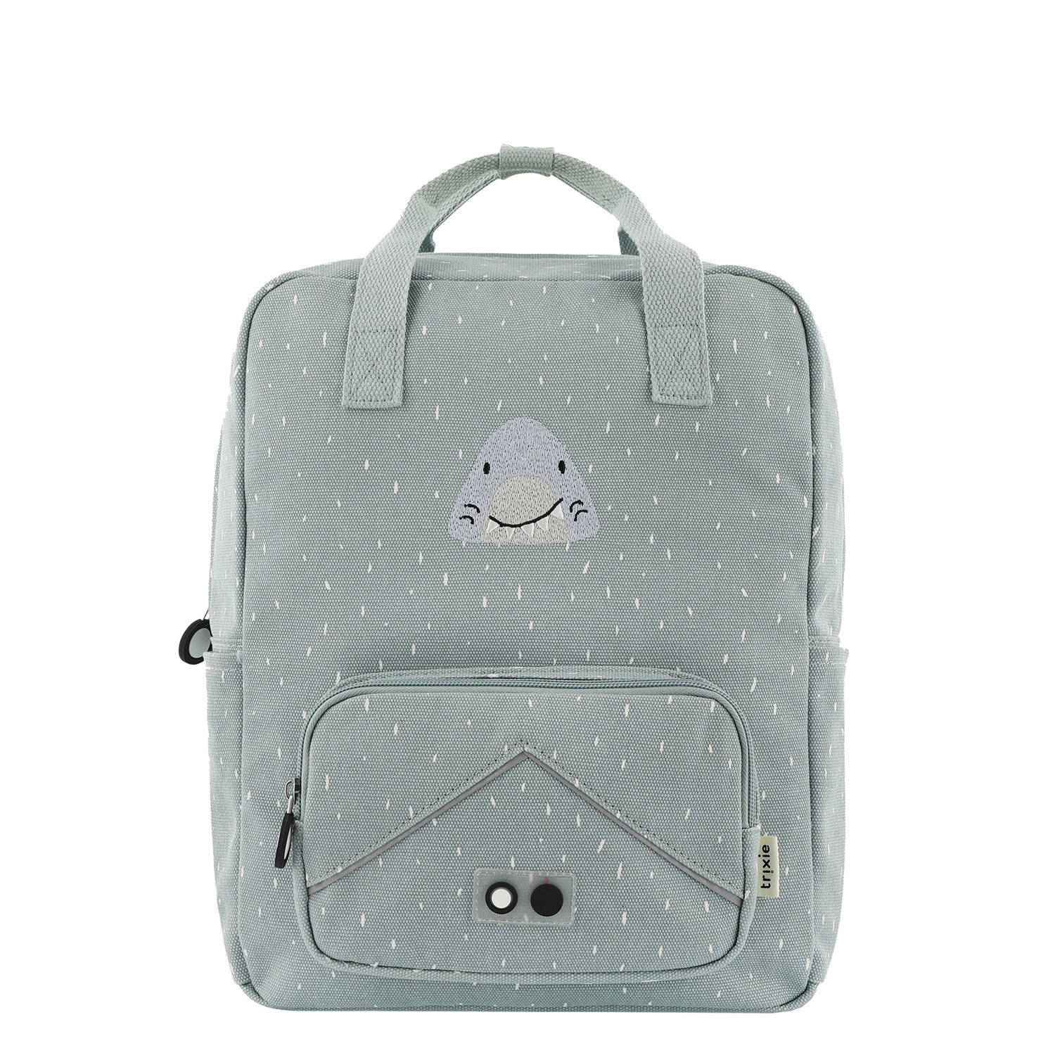 Trixie rugzak Mr. Shark Large lichtgrijs