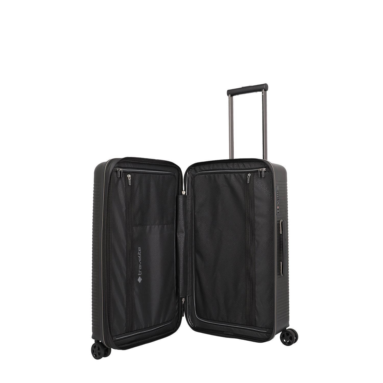Travelite trolley Roomer 66 cm. zwart