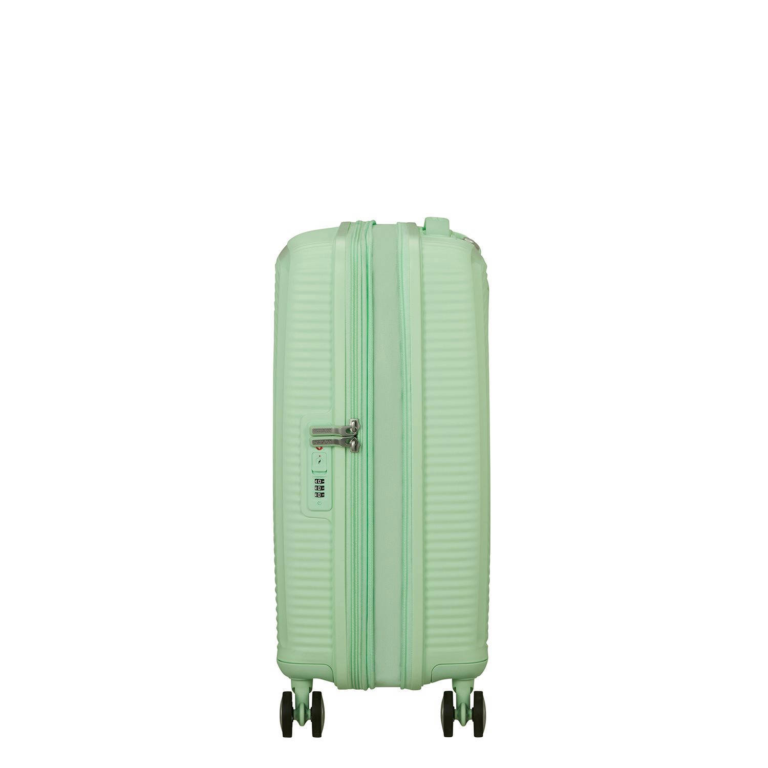 American Tourister trolley Soundbox 55 cm. Expandable lichtgroen