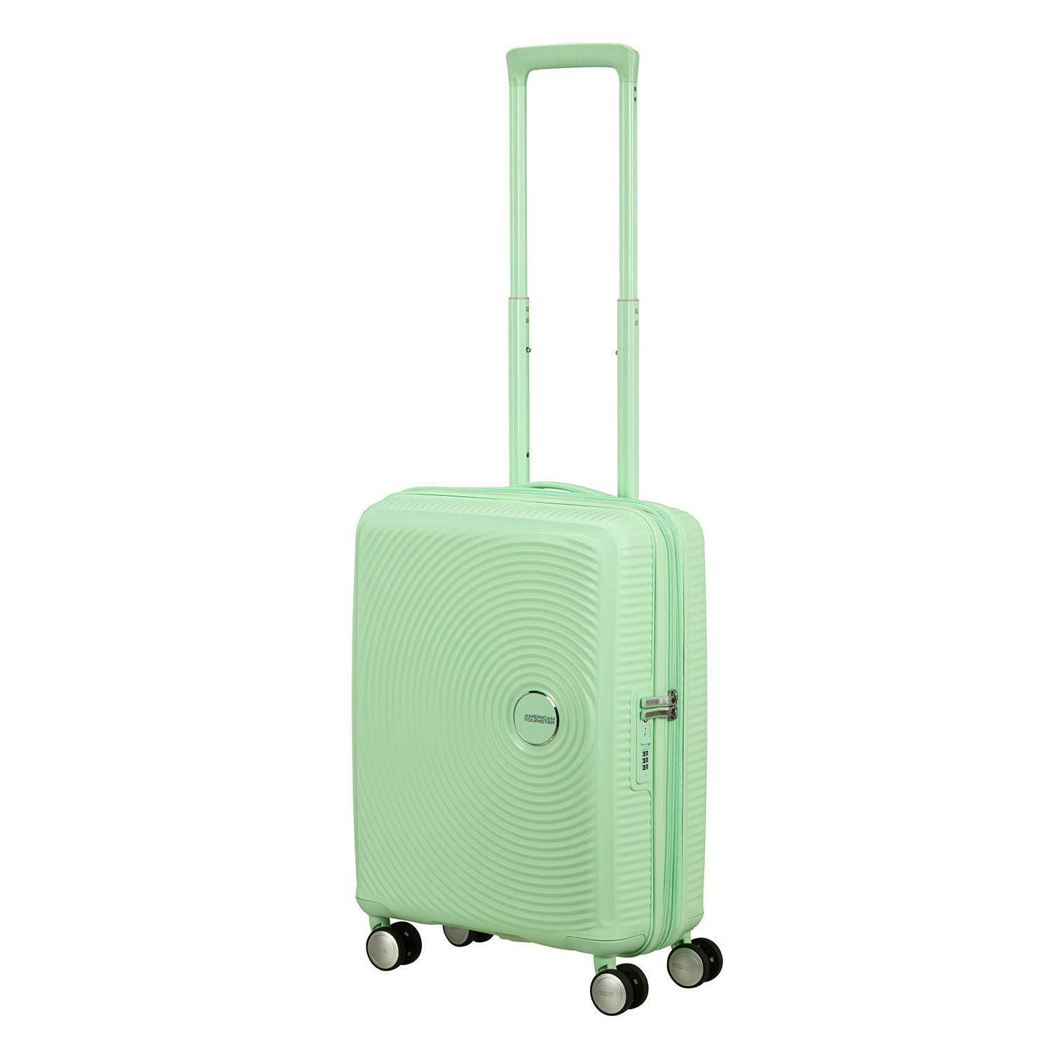 American Tourister trolley Soundbox 55 cm. Expandable lichtgroen