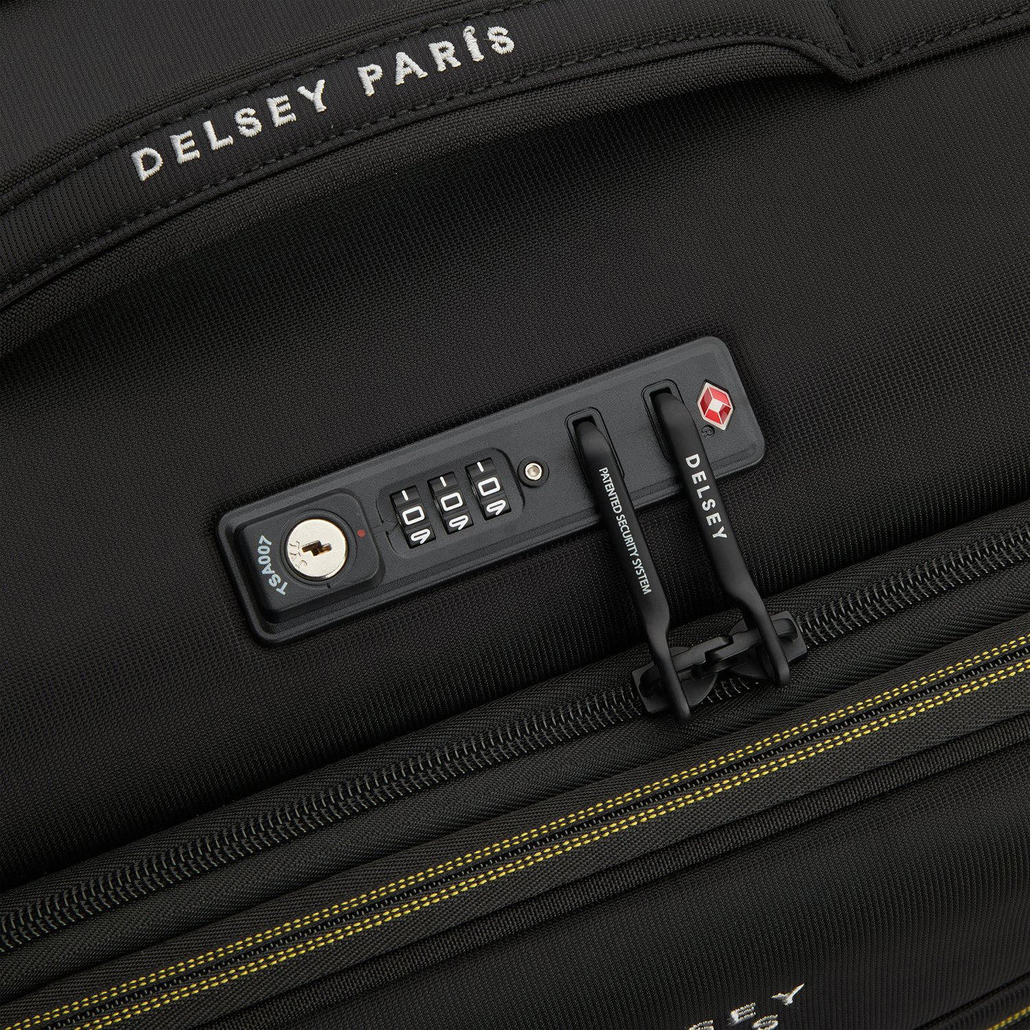 Delsey trolley Brochant 55 cm. Expandable zwart