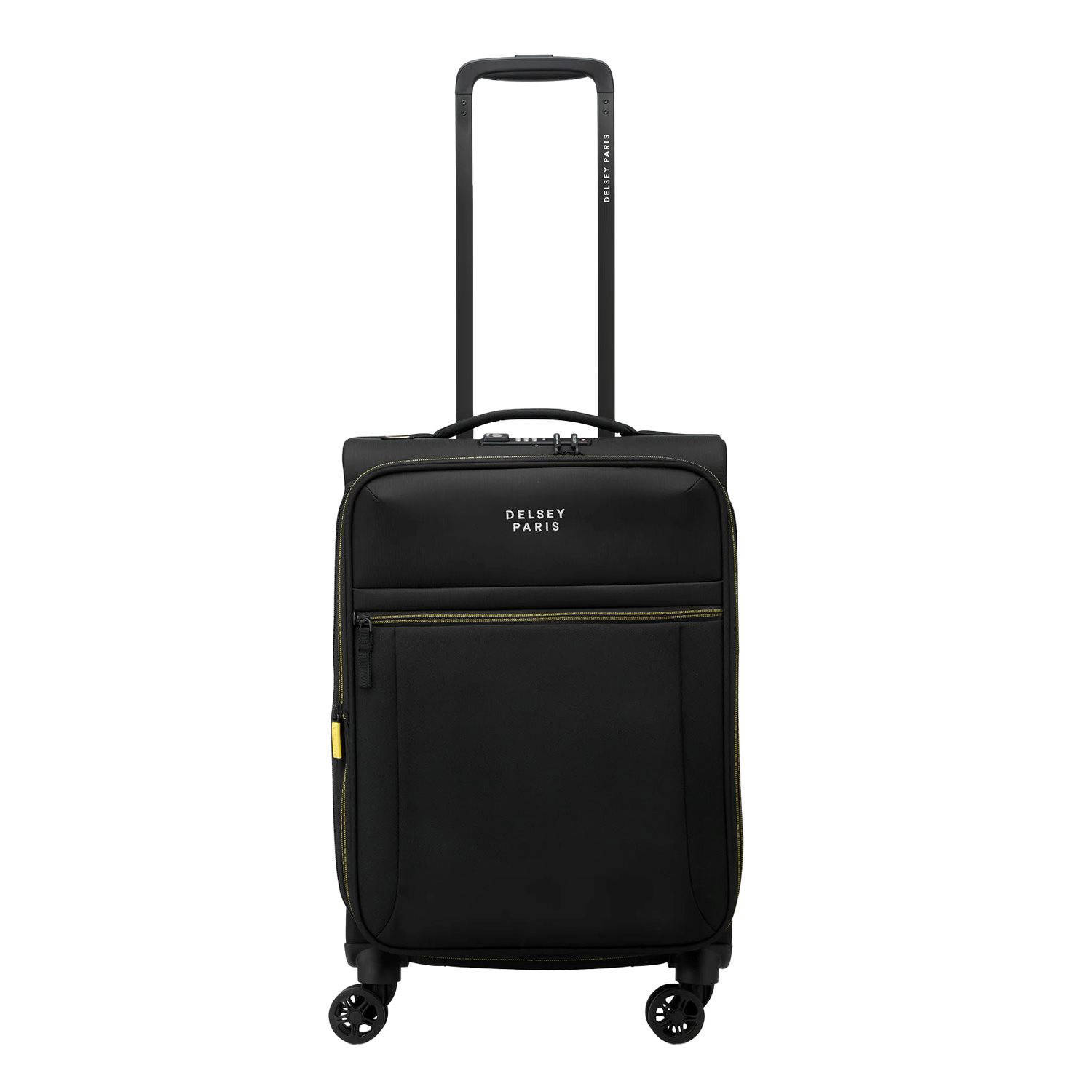 Delsey trolley Brochant 55 cm. Expandable zwart
