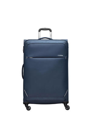 trolley The Base Soft 79 cm. donkerblauw