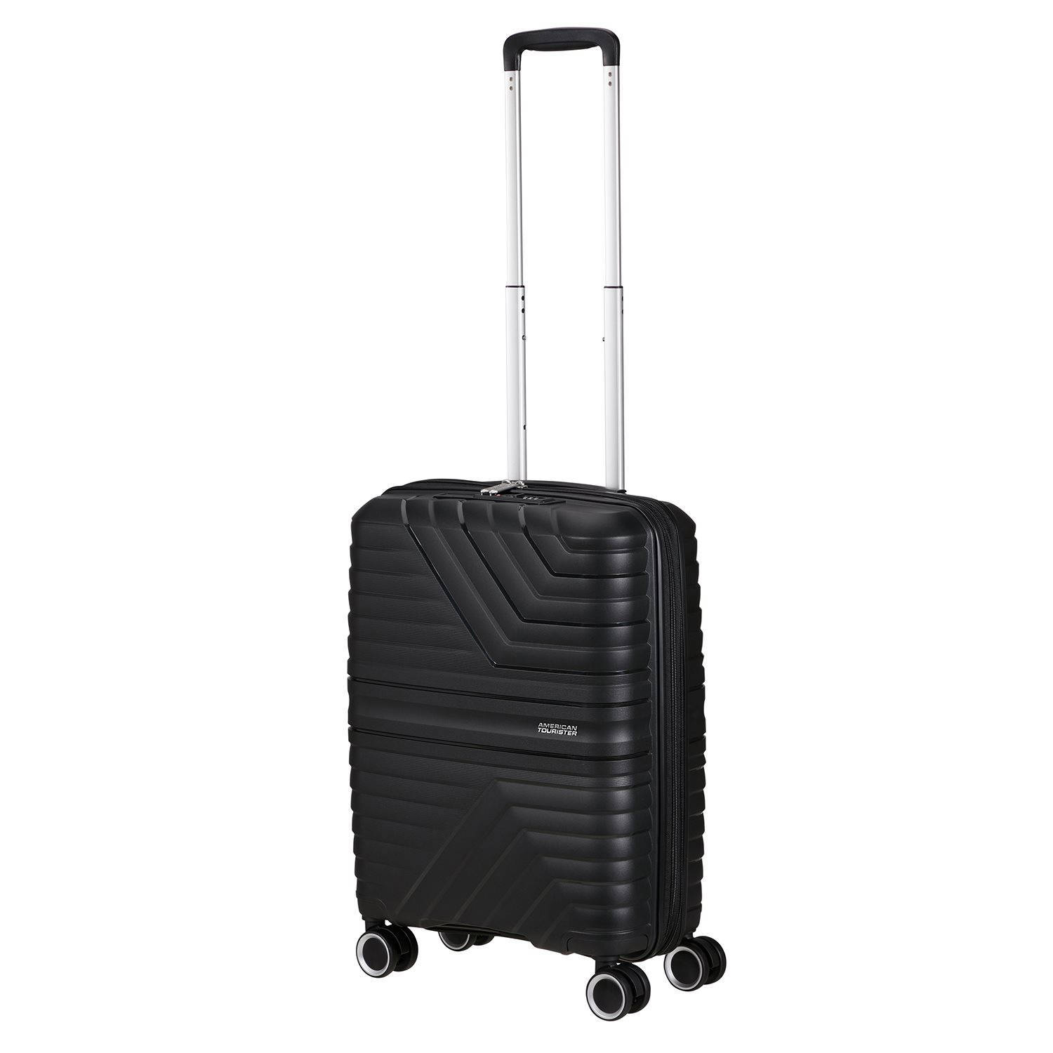 American Tourister trolley Flytwist 55 cm. Expandable zwart