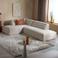 NOUS Living hoekbank links Newton - beige