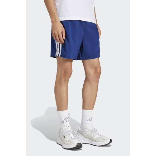 adidas Sportswear Senior sportshort blauw/wit afbeelding