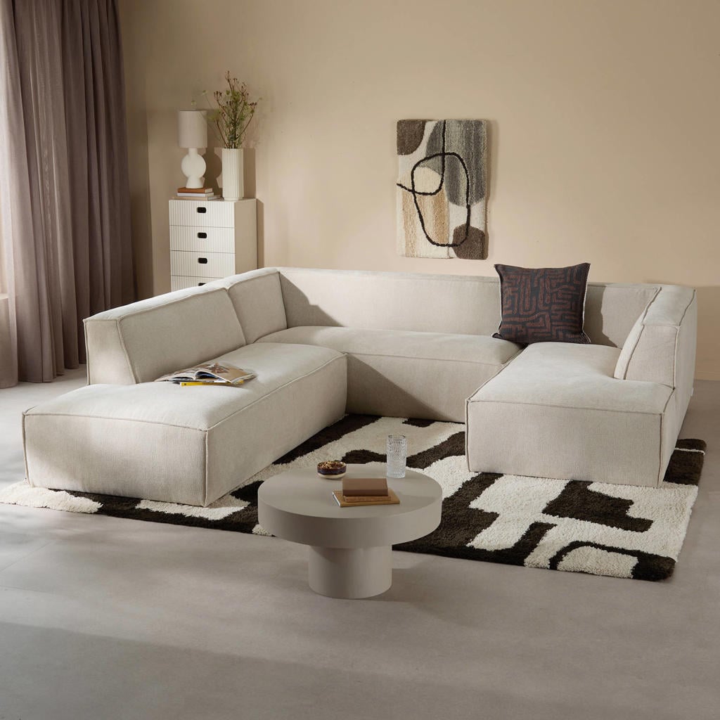 NOUS Living hoekbank links Newton - beige