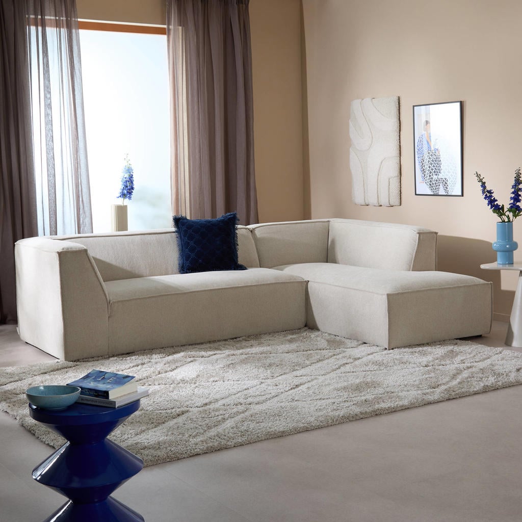 NOUS Living hoekbank Newton hoek rechts - beige