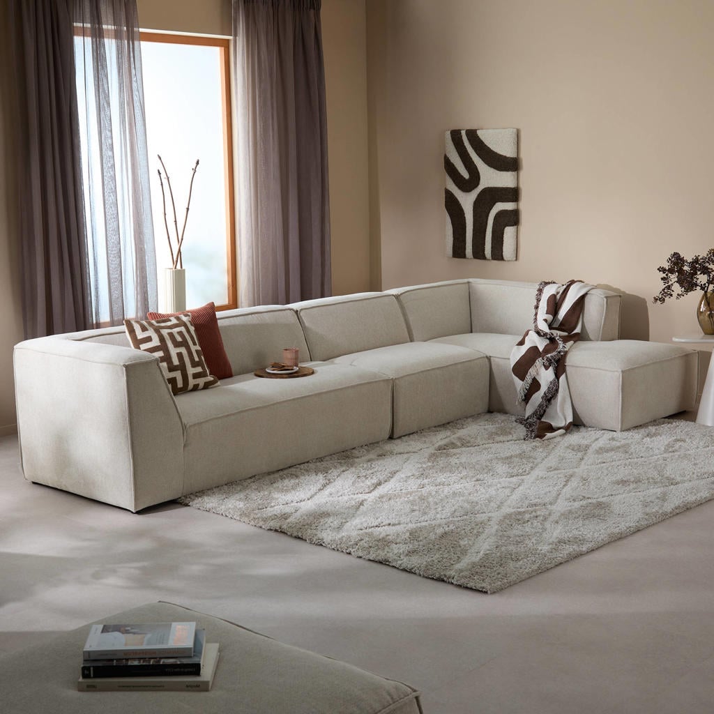 NOUS Living hoekbank Newton hoek rechts - beige