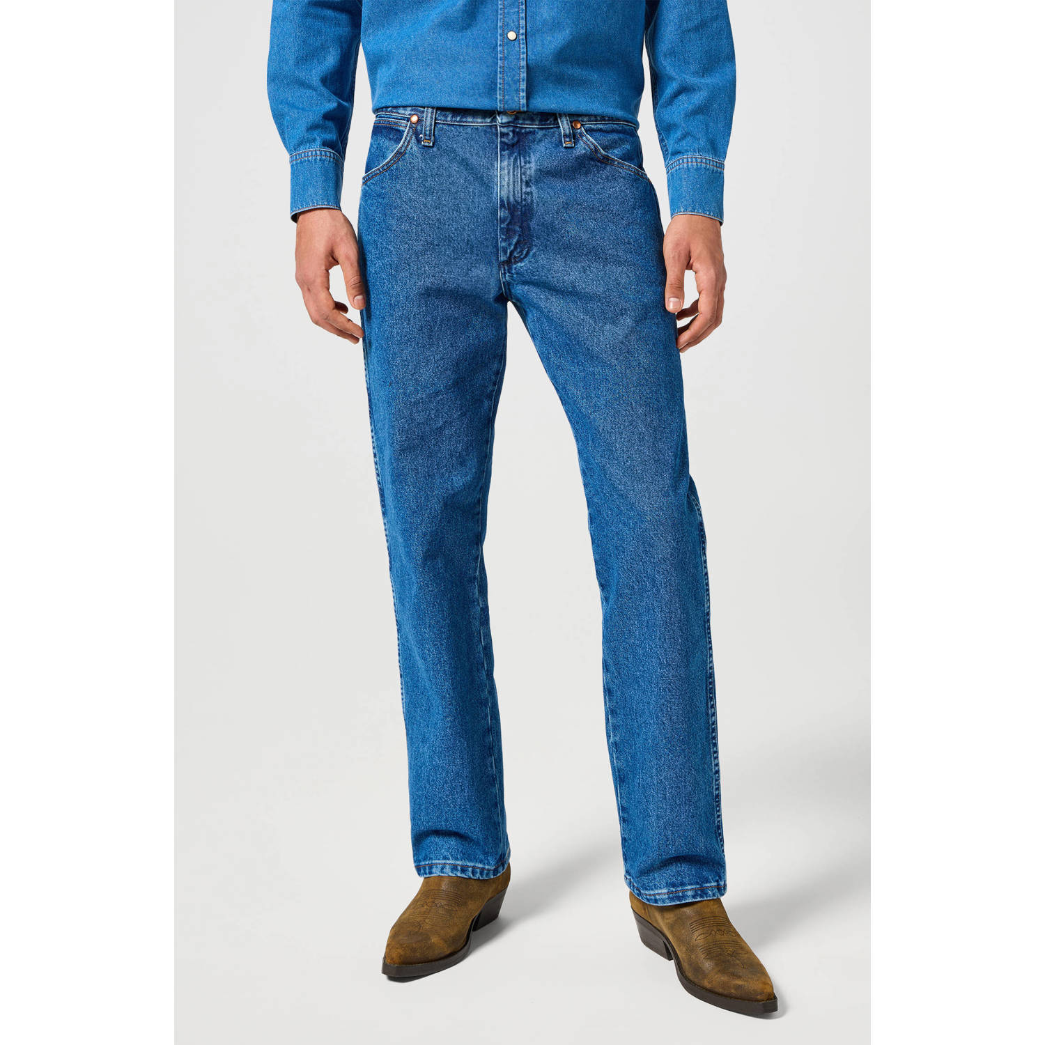 Wrangler Skinny Jeans 112358496 ORIGINAL REG BOOTCUT-13MWZ STONEWASHED