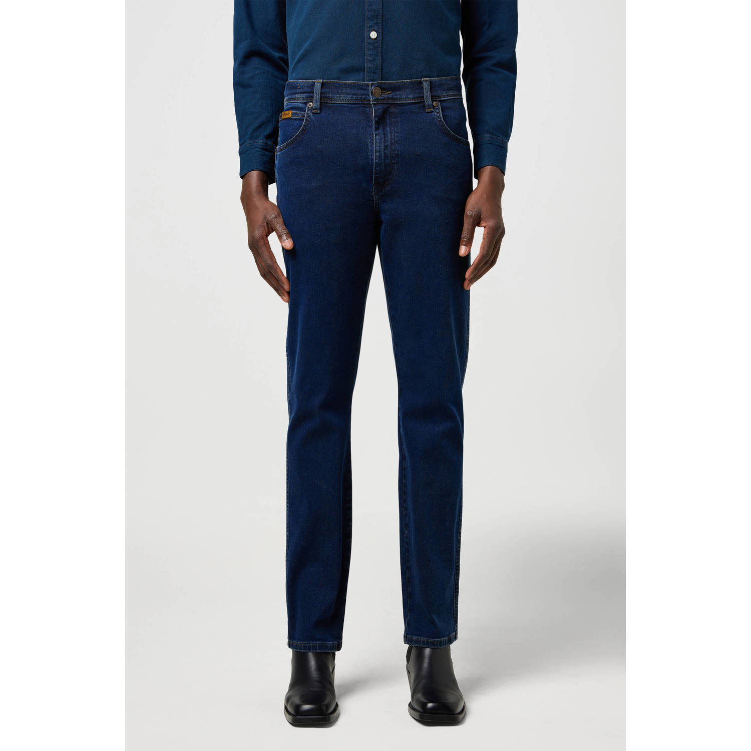 Wrangler TEXAS straight leg jeans rustic navy
